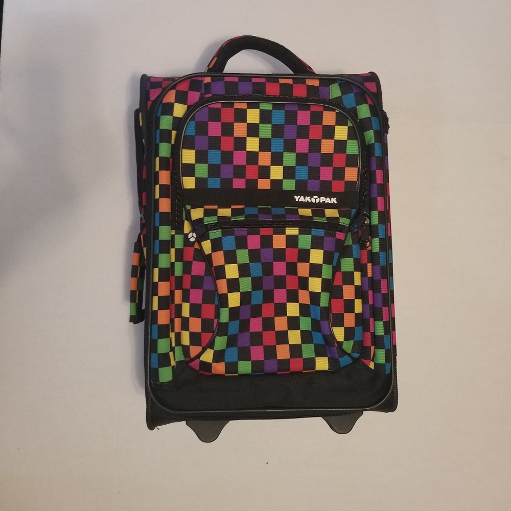 Yak Pak colorful suitcase